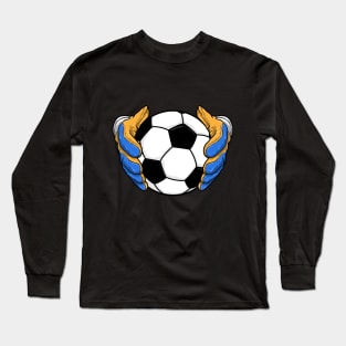 Goalkeeper gloves Soccer ball Long Sleeve T-Shirt